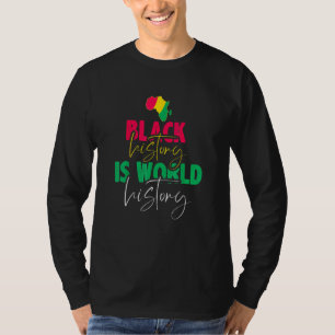 Camiseta La divertida historia negra es historia mundial