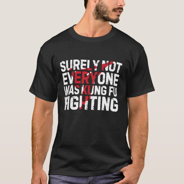 Camiseta La divertida lucha de Kung Fu (Anverso)