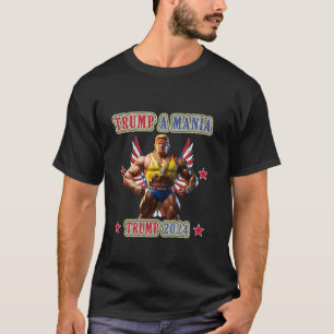 Camiseta La divertida lucha de Trump contra la contienda re