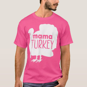 Camiseta La divertida madre de Turquía el día de gracias de