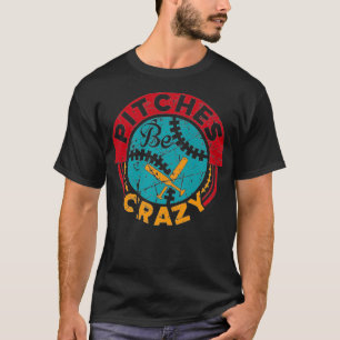 Camiseta La divertida madre del béisbol vintage papa papi l