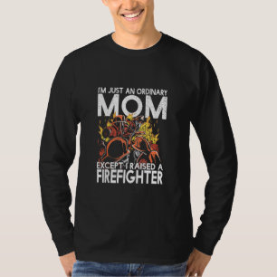 Camiseta La divertida madre del bombero retro vintage