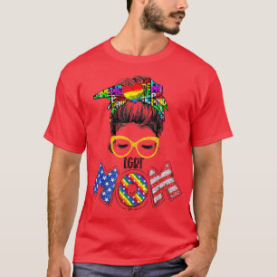 Camiseta La divertida madre LGBT USA desordenada baratija l