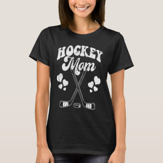 Camiseta La divertida mamá de hockey Frisbee Lover Retro Vi