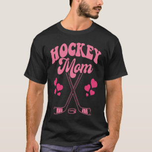Camiseta La divertida mamá de hockey Frisbee Lover Retro Vi