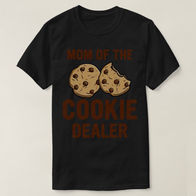 Camiseta La divertida mamá de las galletas (Diseño del anverso)
