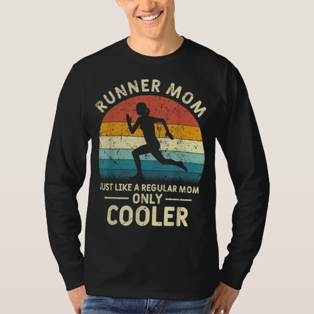 Camiseta La divertida maratón de Runner Mom (Anverso)