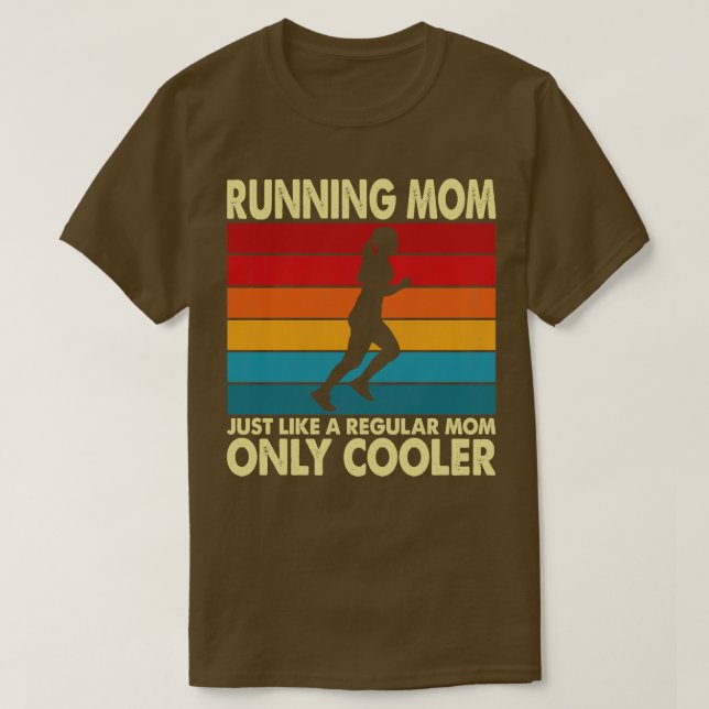 Camiseta La divertida maratón de Runner Mom (Diseño del anverso)