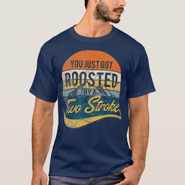 Camiseta La divertida Motocross que acabas de atrapar por d (Anverso)