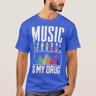 Camiseta La divertida música Equalizer es mi diseño de radi