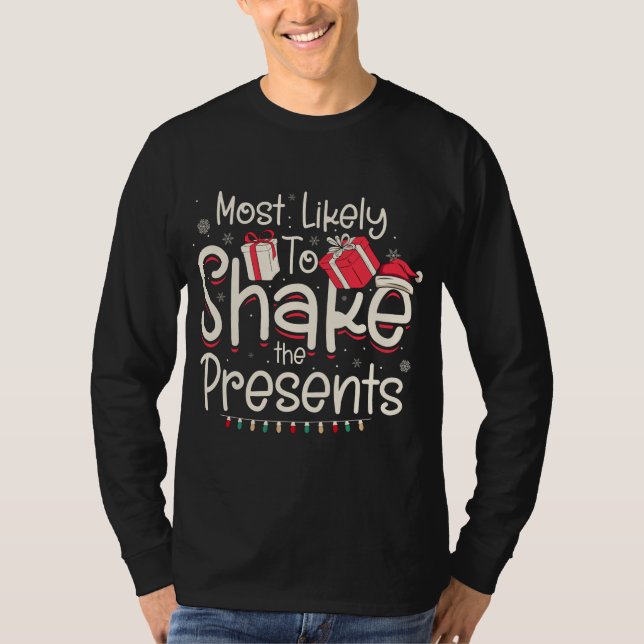 Camiseta La Divertida Navidad Se Presenta Con Mayor Probabi (Anverso)
