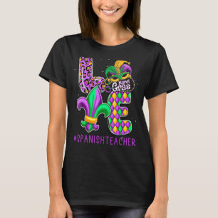 Camiseta La divertida pareja de profesores de español Mardi