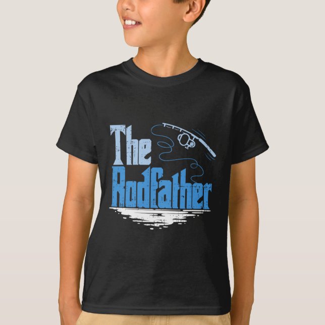 Camiseta La divertida parodia pesquera de Rodfather (Anverso)