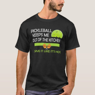 Camiseta La divertida pelota me mantiene fuera de la cocina
