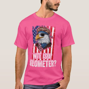 Camiseta La divertida política estadounidense de EEUU WTF e