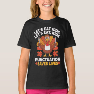 Camiseta La divertida profesora de Acción de Gracias Turquí