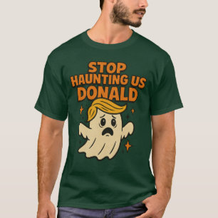 Camiseta La divertida protesta fantasma deja de perturbar