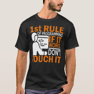 Camiseta La divertida regla de la programación si funciona