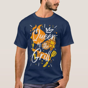 Camiseta La Divertida Reina De La Parrillada De Las Cosas C