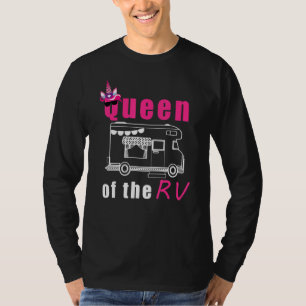 Camiseta La Divertida Reina De Rv Tee Para La Femenina De G