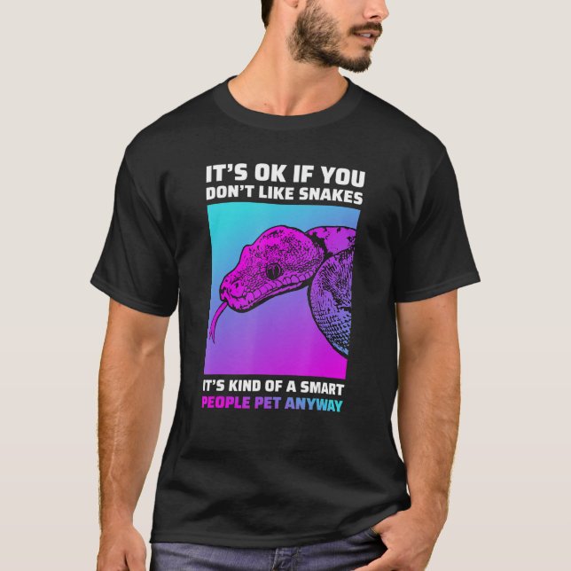 Camiseta La divertida serpiente Lover Python Boa Cornsnake (Anverso)