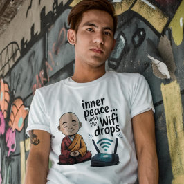 Camiseta La divertida tecnología WiFi Whisperer - humor gee