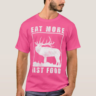 Camiseta La divertida temporada de caza de venados come más