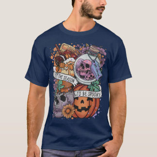 Camiseta La divertida temporada de Fiestas de Halloween est