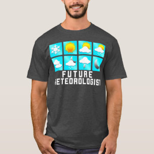 Camiseta La divertida tormenta de meteorólogos futuros Chas