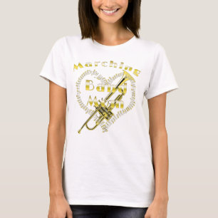 Camiseta La divertida Trumpet marchando con su banda Mamá