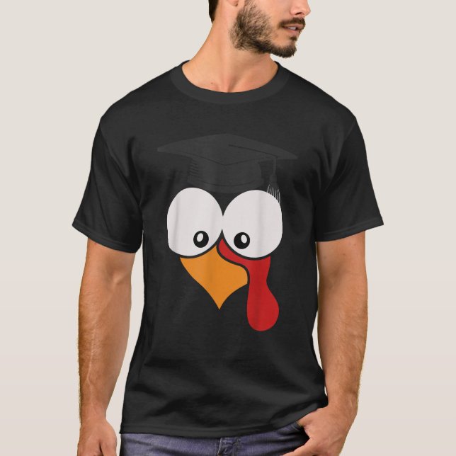 Camiseta La divertida Turquía frente al Gorra académico de  (Anverso)