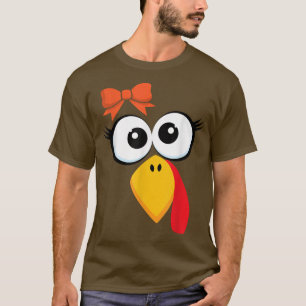 Camiseta La divertida Turquía se enfrenta a un golpe de pel