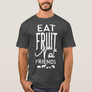 Camiseta La divertida vegetariana Vegetariana come fruta no