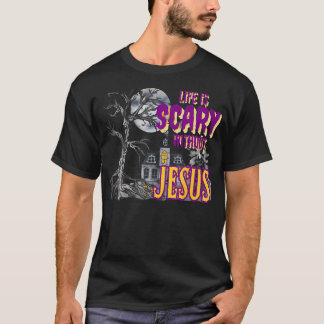 Camiseta La divertida vida de Halloween es aterradora sin J