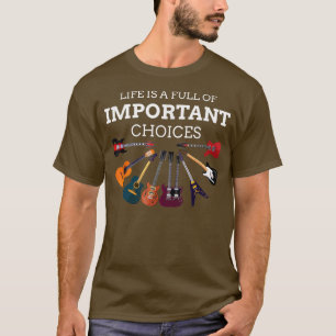 Camiseta La Divertida Vida De La Guitarra Está Llena De Opc