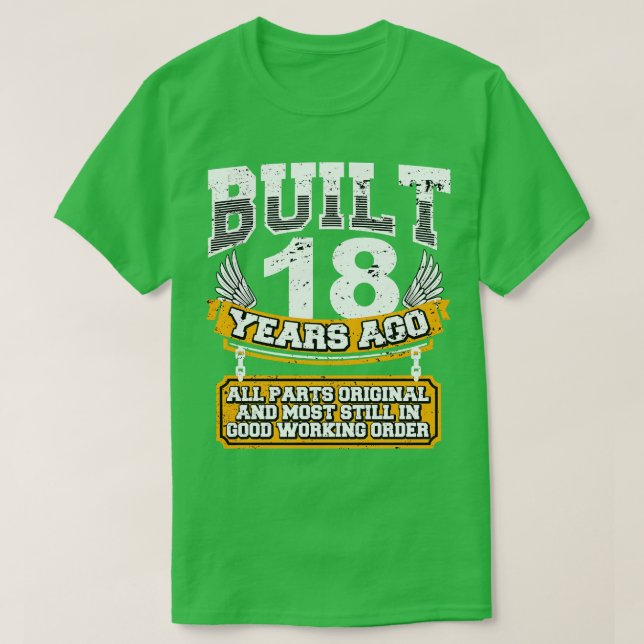 Camiseta La divertida viga de camisas de cumpleaños número  (Diseño del anverso)