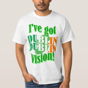 Camiseta La divertida visión de Dublín del Día de San Patri
