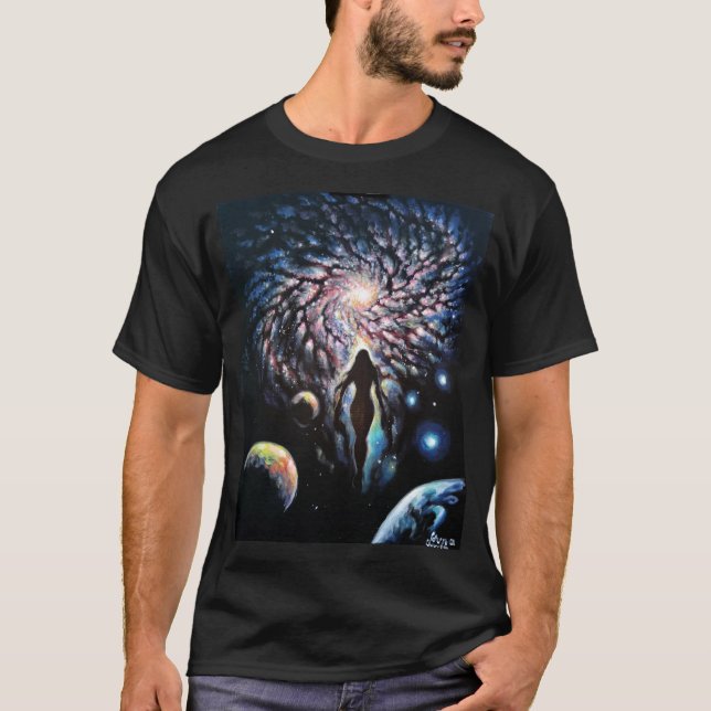 Camiseta La divina femenina en el universo (Anverso)