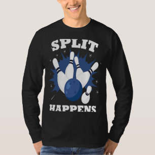 Camiseta La división se hace para un que juegue boliche en 