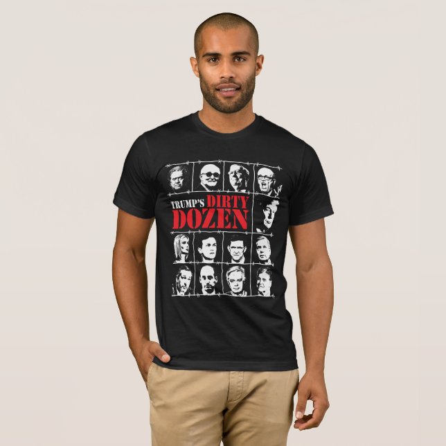 Camiseta La Docena Sucia de Trump (Anverso completo)