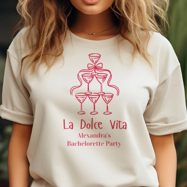 Camiseta La Dolce Vita Bachelorette Weekend (Subido por el creador)