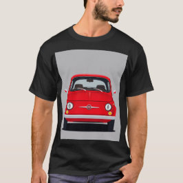 Camiseta La Dolce Vita: Red Fiat 500 T-Shirt