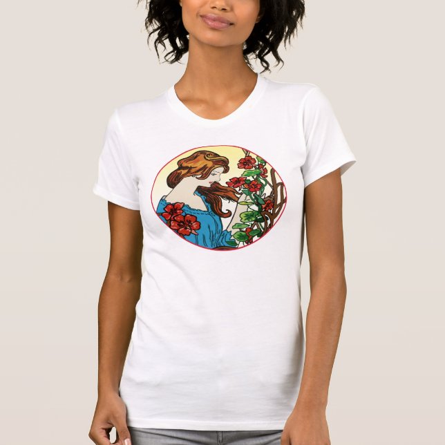 Camiseta La doncella de flores (Anverso)