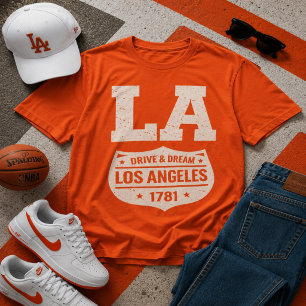 Camiseta LA Drive & Dream Los Angeles Vintage 