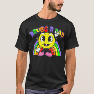 Camiseta La droga es mala y divertida contra la droga