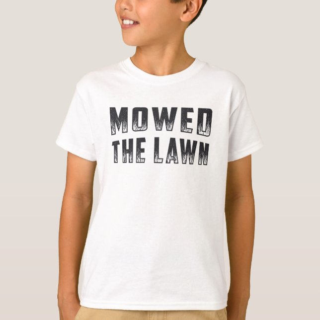 Camiseta La Ducha De Césped Que Membraba El Césped Se Enmas (Anverso)