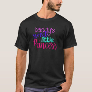 Camiseta La dulce princesa de papá se burló de su padre