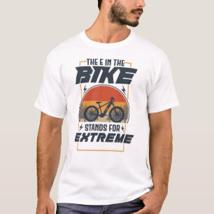 Camiseta La E En Bicicleta Es Extrema