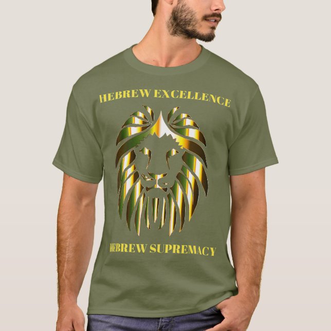 Camiseta La Ecellencia Hebrea Y La Supremacía Hebrea Desper (Anverso)