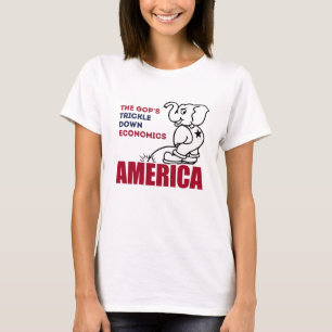 Camiseta La economía de goteo del Partido Republicano - - A